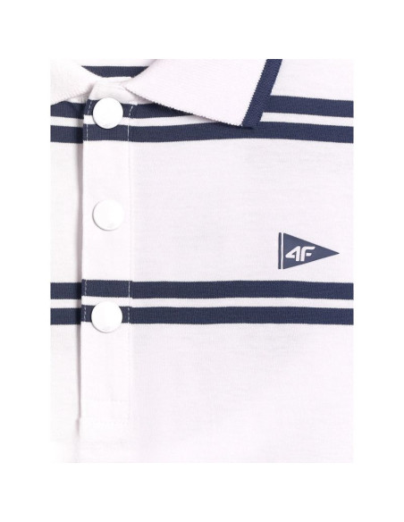 Koszulka polo regular męska 4f 4frss26tptsm0898-10s