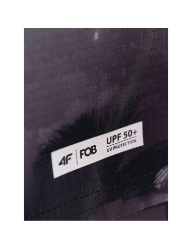 Spodenki plażowe boardshorty z filtrem upf50+ męskie 4f 4frss26ubdsm267-90a