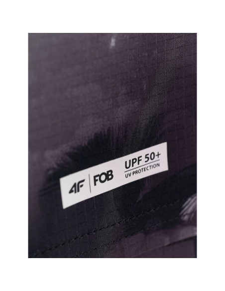 Spodenki plażowe boardshorty z filtrem upf50+ męskie 4f 4frss26ubdsm267-90a