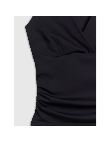 Top slim z marszczeniem damski 4f 4frss26tslef321-20s