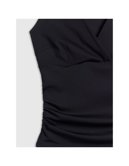 Top slim z marszczeniem damski 4f 4frss26tslef321-20s