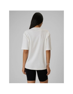 T-shirt z nadrukiem damski 4f 4frss26ttshf3705-11s 2