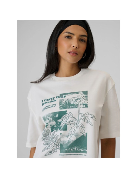 T-shirt z nadrukiem damski 4f 4frss26ttshf3705-11s