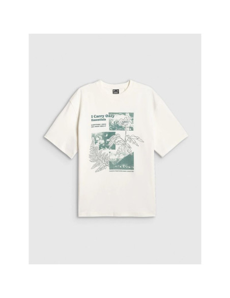 T-shirt z nadrukiem damski 4f 4frss26ttshf3705-11s