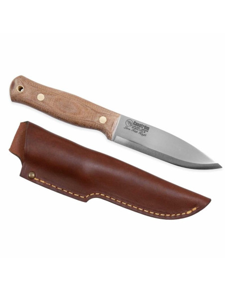 Nóż casström lars fält canvas micarta a8 leather