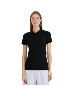 Koszulka damska polo 4f f0768 głęboka czerń 4fwmm00tptsf0768 20s
