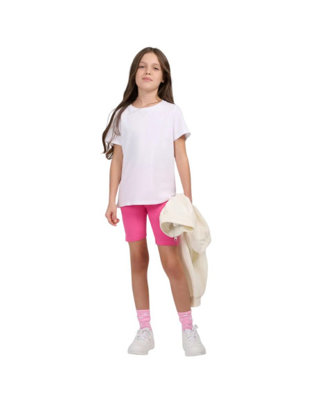 Spodenki dla dziewczynki 4f cas f028 ciemny róż 4fjwss26tstif028 53s