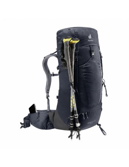 Plecak deuter aircontact lite 40 + 10 black/graphite