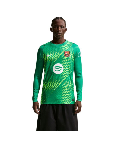 Koszulka męska nike fc barcelona stadium goalkeeper 2026/27 zielona ii1997 324