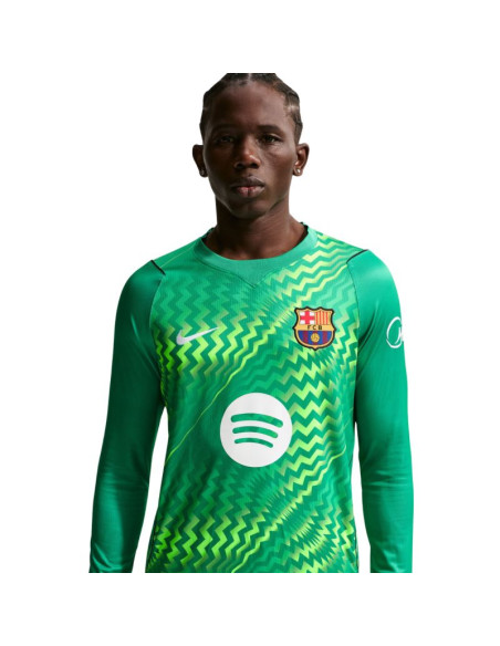 Koszulka męska nike fc barcelona stadium goalkeeper 2026/27 zielona ii1997 324