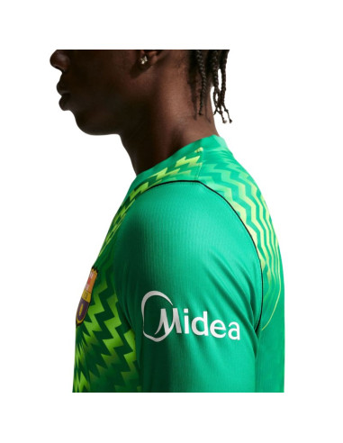 Koszulka męska nike fc barcelona stadium goalkeeper 2026/27 zielona ii1997 324