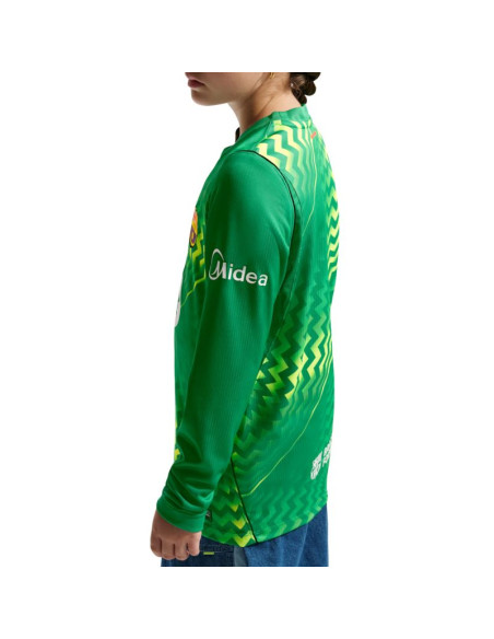 Koszulka dla dzieci nike fc barcelona stadium goalkeeper 2026/27 zielona ii3610 324