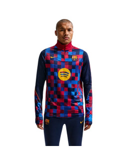Koszulka męska nike fc barcelona strike home niebiesko-czerwona iq1301 621