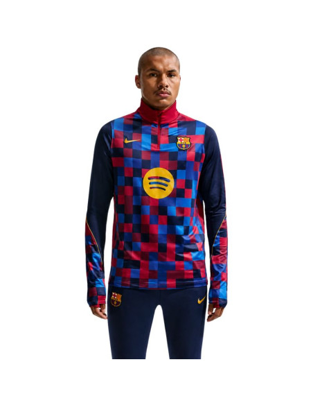 Koszulka męska nike fc barcelona strike home niebiesko-czerwona iq1301 621