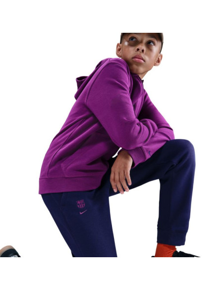 Spodnie dla dzieci nike fc barcelona 25/26 tech fleece granatowe hm4108 594
