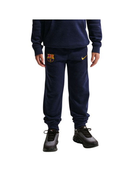 Spodnie dla dzieci nike fc barcelona club granatowe ii3962 498