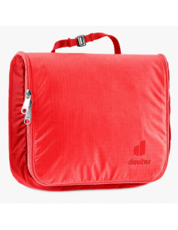 Kosmetyczka podróżna deuter wash center lite i poppy/crimson 2