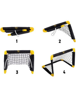 Bramka mini do piłki nożnej z siatką 55x44x44cm umbro 2