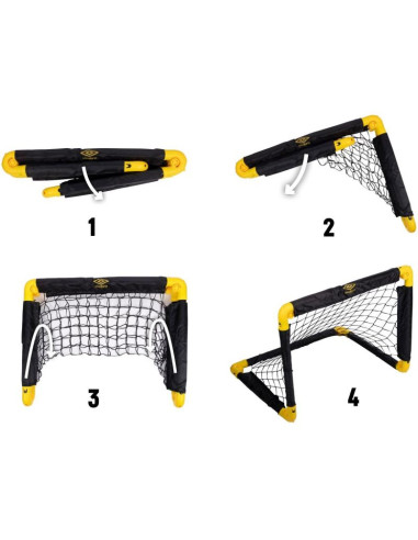 Bramka mini do piłki nożnej z siatką 55x44x44cm umbro