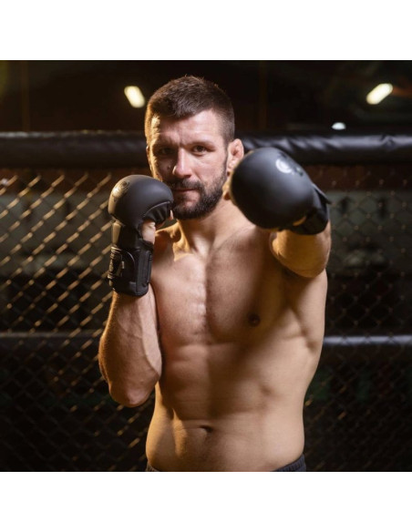 Rękawice mmasparingowe dla dzieci xs - black master - valor series | dbx bushido
