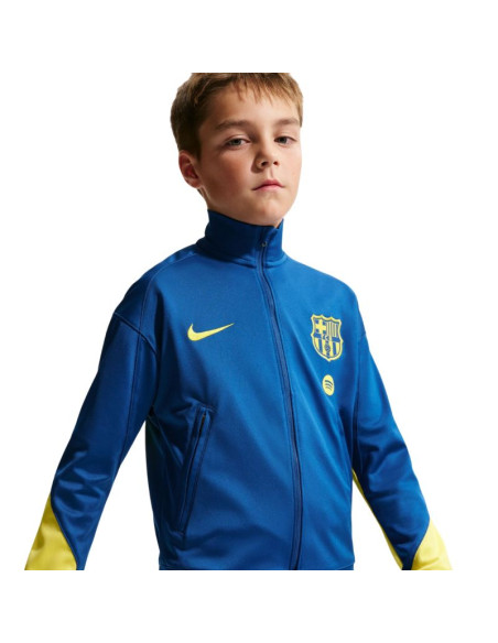 Dres dla dzieci nike fc barcelona strike ciemnoniebieski fz1414 431