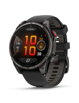 Zegarek sportowy garmin fenix 8 pro 47mm amoled sapphire carbon gray
