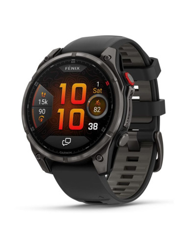Zegarek sportowy garmin fenix 8 pro 47mm amoled sapphire carbon gray