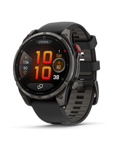 Zegarek sportowy garmin fenix 8 pro 47mm amoled sapphire carbon gray