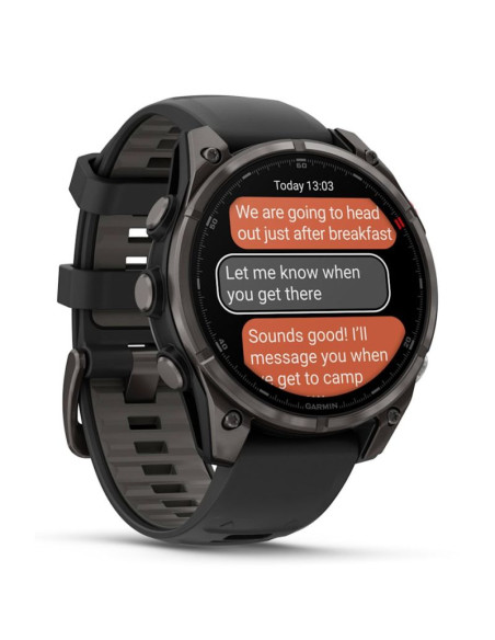 Zegarek sportowy garmin fenix 8 pro 47mm amoled sapphire carbon gray