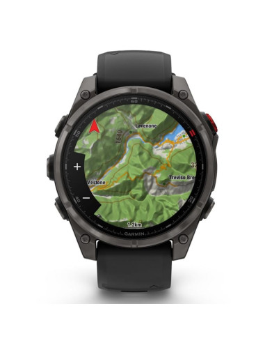 Zegarek sportowy garmin fenix 8 pro 47mm amoled sapphire carbon gray