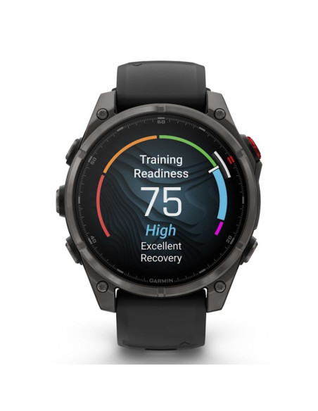 Zegarek sportowy garmin fenix 8 pro 47mm amoled sapphire carbon gray