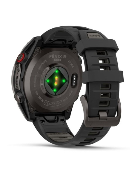 Zegarek sportowy garmin fenix 8 pro 47mm amoled sapphire carbon gray