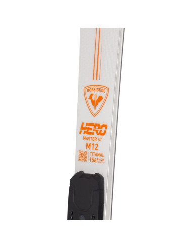 Narty rossignol hero master st (r22) + wiązania look spx12 rockerace hot red