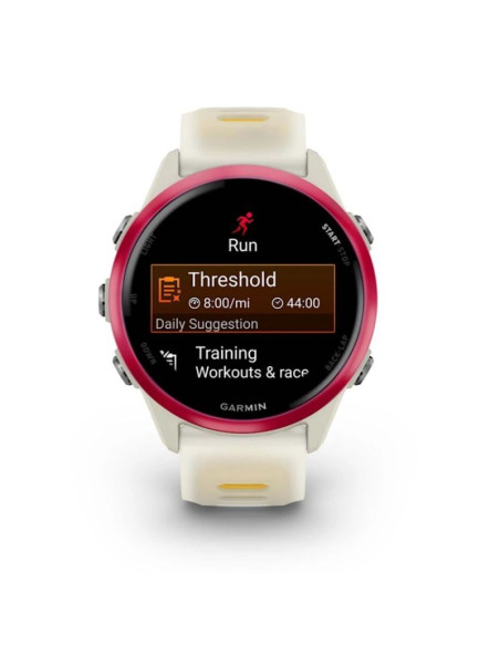 Zegarek garmin forerunner 570 42mm bone/raspberry aluminium