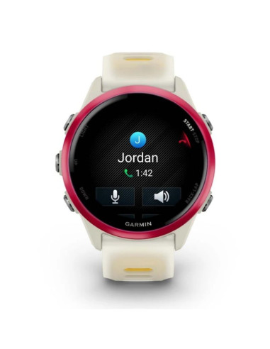 Zegarek garmin forerunner 570 42mm bone/raspberry aluminium