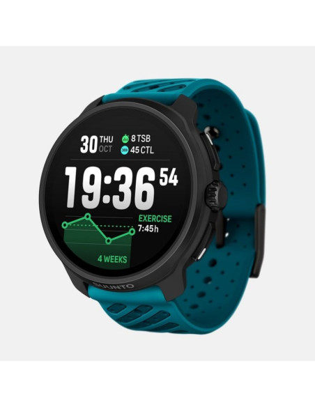 Suunto race 2 wave blue 3,81 cm (1.5") amoled 49 mm cyfrowy 466 x 466 px ekran dotykowy czarny gps