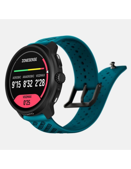 Suunto race 2 wave blue 3,81 cm (1.5") amoled 49 mm cyfrowy 466 x 466 px ekran dotykowy czarny gps