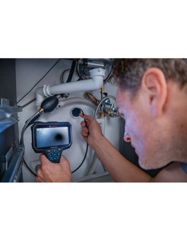 Bosch gic 12v-5-27 c professional kamera przemysłowa 8,3 mm elastyczna sonda ip67, ip54