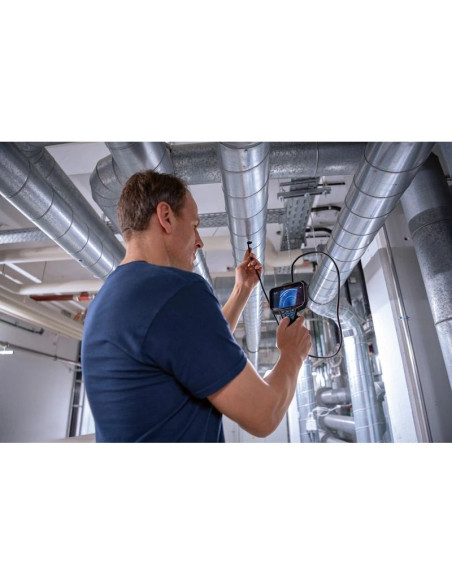 Bosch gic 12v-5-27 c professional kamera przemysłowa 8,3 mm elastyczna sonda ip67, ip54