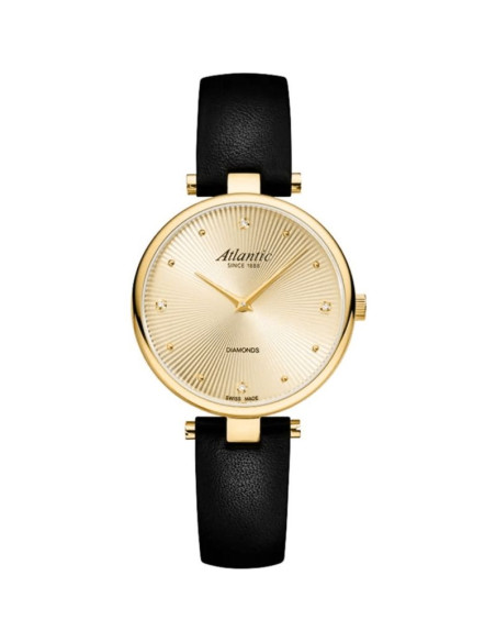 Zegarek damski atlantic royal diamonds 29044.45.37 + box