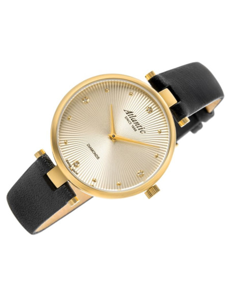 Zegarek damski atlantic royal diamonds 29044.45.37 + box