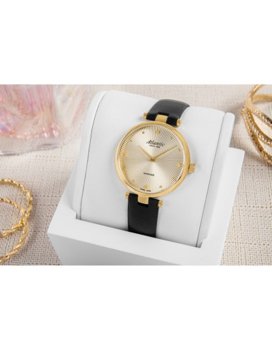 Zegarek damski atlantic royal diamonds 29044.45.37 + box