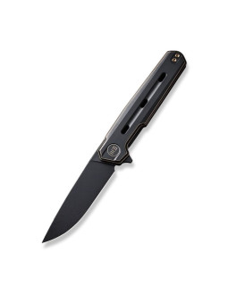 Nóż we knife navo z cpm-20cv brąz i czarny tytan