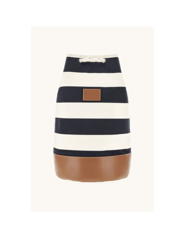 Torba z tkaniny unisex paul&shark granatowo-ecru 26418102-h21 - elegancka i praktyczna