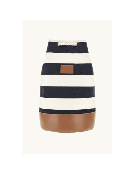 Torba z tkaniny unisex paul&shark granatowo-ecru 26418102-h21 - elegancka i praktyczna
