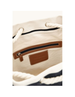 Torba z tkaniny unisex paul&shark granatowo-ecru 26418102-h21 - elegancka i praktyczna 2