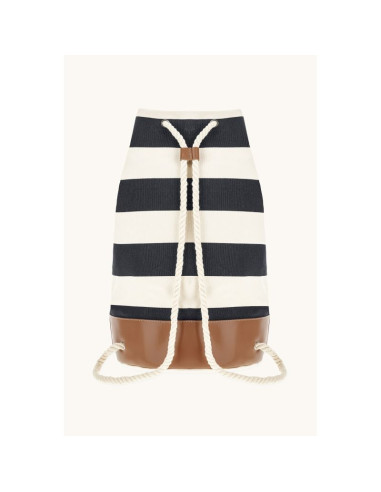 Torba z tkaniny unisex paul&shark granatowo-ecru 26418102-h21 - elegancka i praktyczna