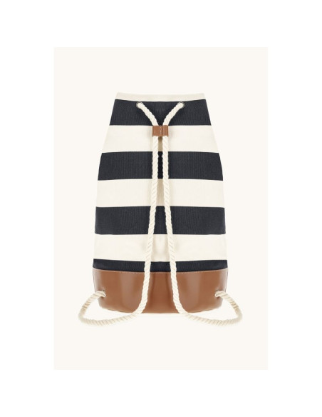 Torba z tkaniny unisex paul&shark granatowo-ecru 26418102-h21 - elegancka i praktyczna