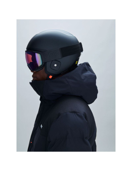 Kask narciarski poc skull dura x mips czarny mat