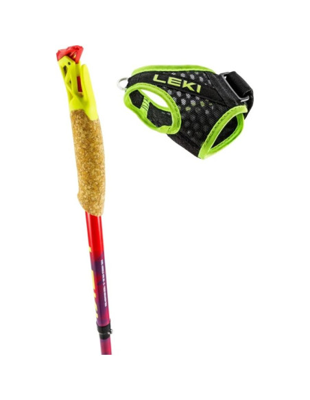 Kije trekkingowe leki trl ultratrail fx one, 125cm czerwone